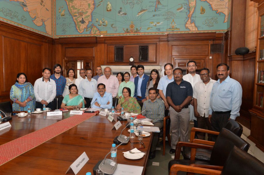 Invited by the President of India's Office for a roundtable on Social Development